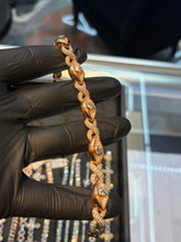 Load image into Gallery viewer, Marquise-Link Diamond Station Bracelet
