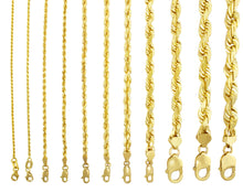 Load image into Gallery viewer, 5mm 10K Rope Chain
